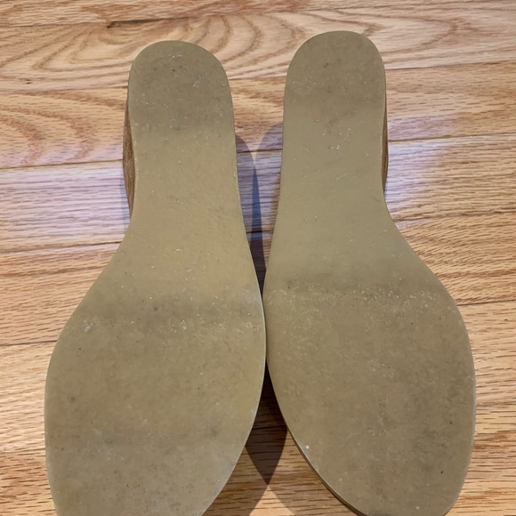 K. Jacques Kirielle black wedge sandals sz 39 euc - Picture 3 of 5